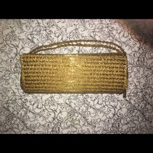 Gold Beaded Purse